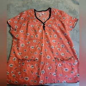 Koi Scrub Top